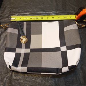 NWOT purse black/white/grey
